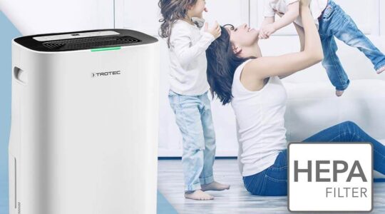 NEW TTK 70 Air Dryer and Air Purifier with HEPA Filter: The 24-liter air dryer protects against 95% of viruses, mold, and fine dust