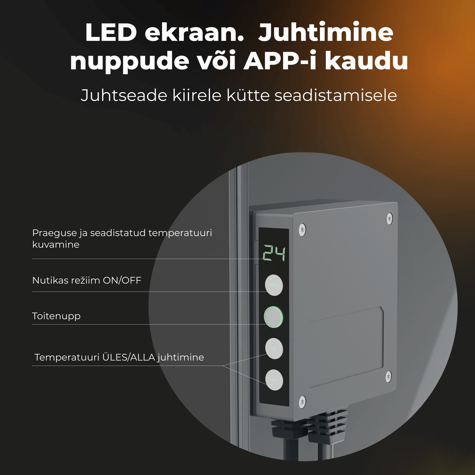 Infrapuna kütteseade AENO Premium LED Eco Smart Heate