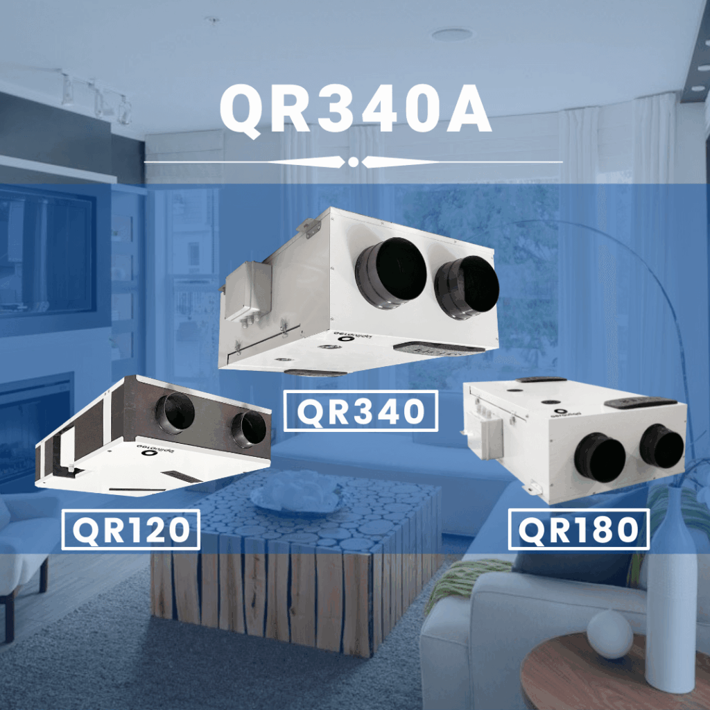Tsentraliseeritud ventilatsiooniseade HRU QR340A