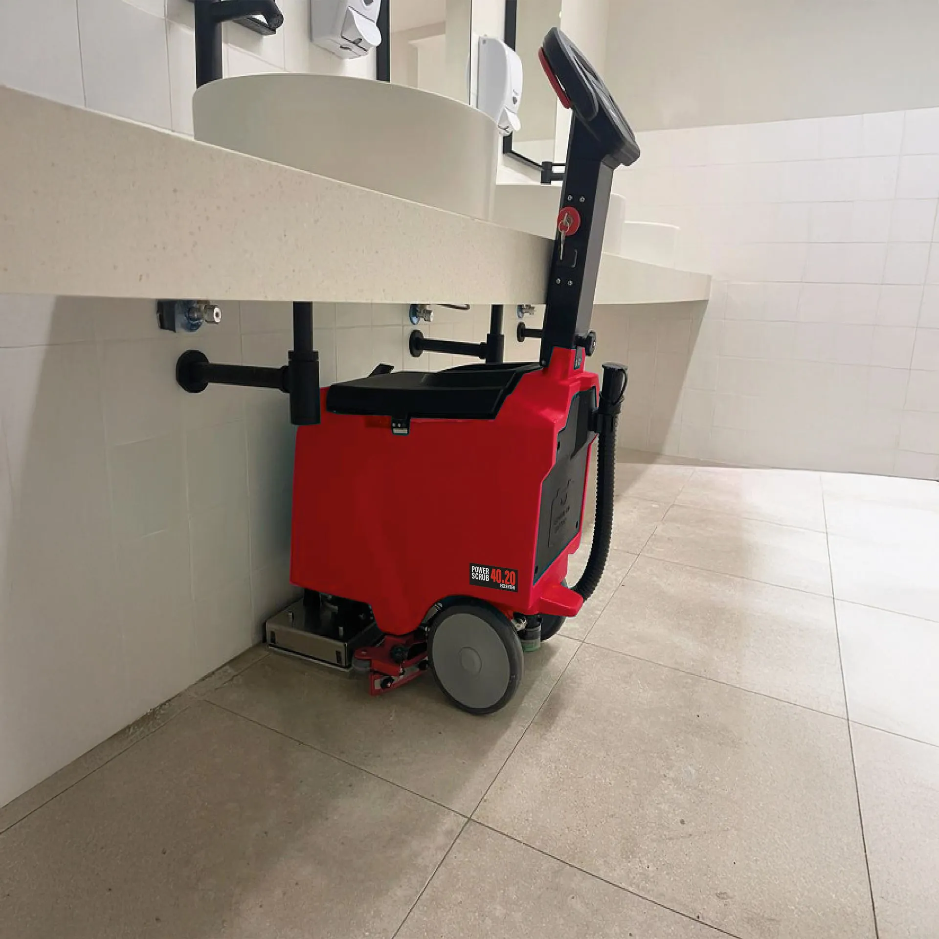 MeClean POWERSCRUB 40.20 akutoitel põrandapesumasin