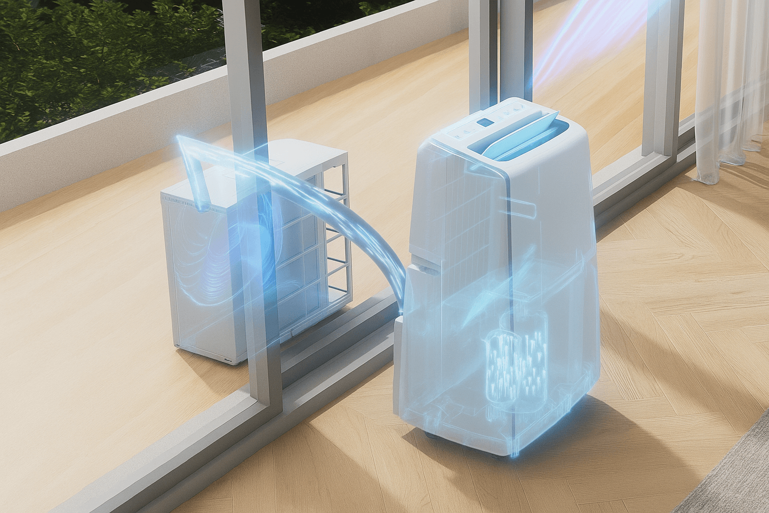 vaikne mobiilne konditsioneer