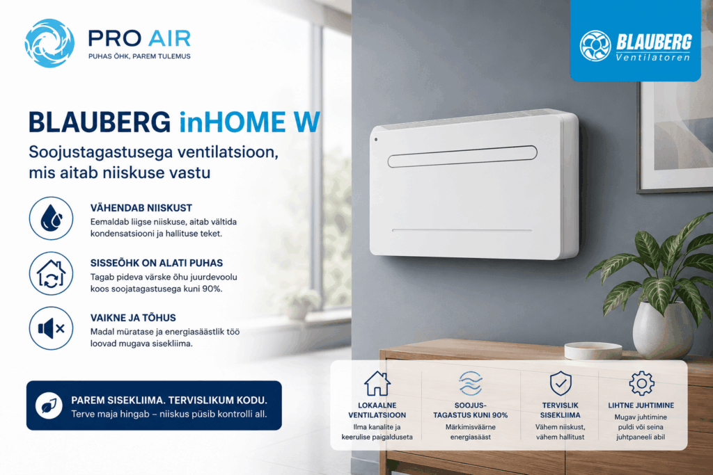 16.04.2026.a. allkirjastas Pro Air OÜ Itaalia ventilatsiooniseadmete ja välisseadmeta konditsioneeride tootja Ideal Clima SRL-ga lepingu. Mille kohaselt on Pro Air OÜ ametlik Ideal Clima seadmete maaletooja ja edasimüüja.