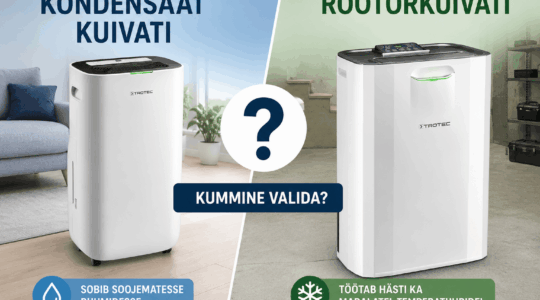 Kas valida kondensaatkuivati või rootorkuivati koju?