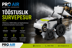 Tööstuslik survepesur – millal on vaja professionaalset lahendust?