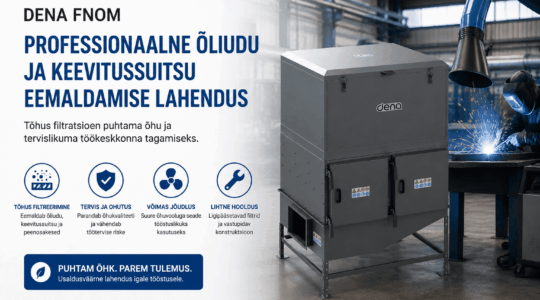 DENA FNOM – professionaalne õliudu ja keevitussuitsu eemaldamise lahendus tööstusele