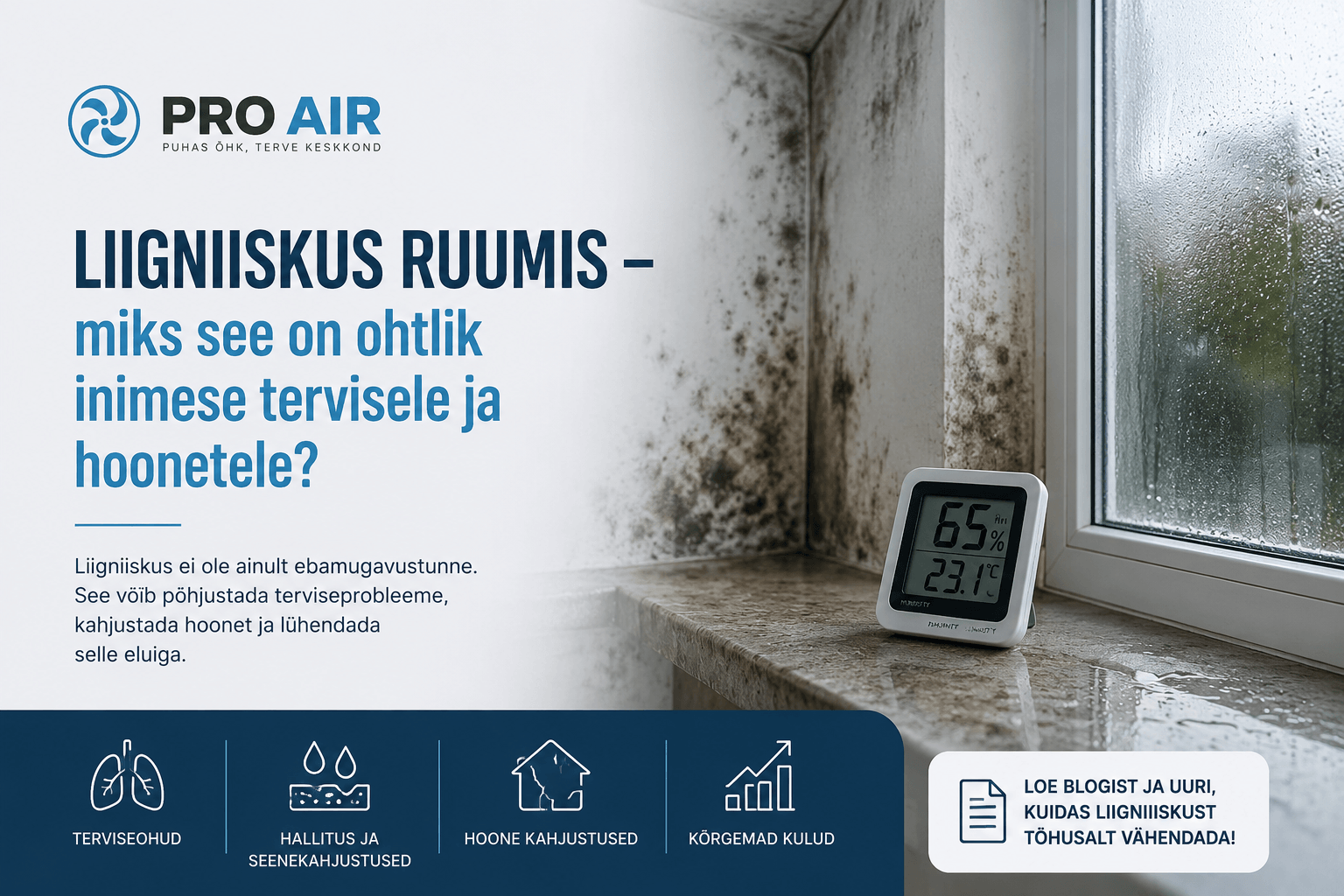 Liigniiskus ruumis – miks see on ohtlik inimese tervisele ja hoonetele?