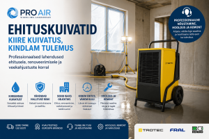 Ehituskuivatid – kiire ja professionaalne lahendus niiskuse eemaldamiseks