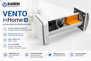 rekuperaator Blauberg Inhome w