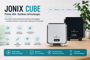 Jonix Cube – innovaatiline õhupuhastaja külma plasma tehnoloogiaga