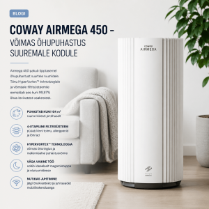 Coway airmega 450 parim õhupuhastaja eestis