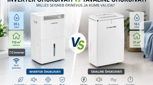 Inverter õhukuivati vs tavaline õhukuivati – kas kallim mudel tasub ära?