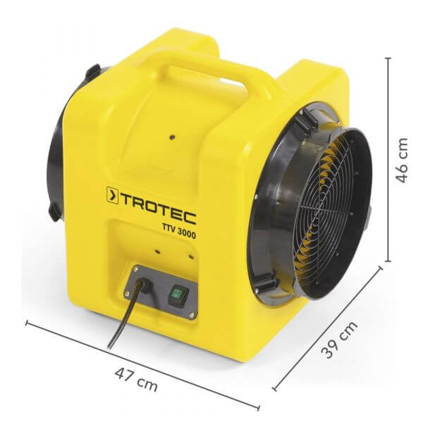 Konveierventilaator TTV 3000 3000 m3/h 360Pa - Pilt 2