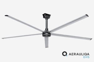 Aerauliqa EHS HVLS laeventilaator kuni 590730m3/h