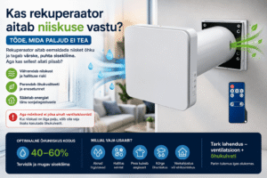 Kas rekuperaator aitab niiskuse vastu