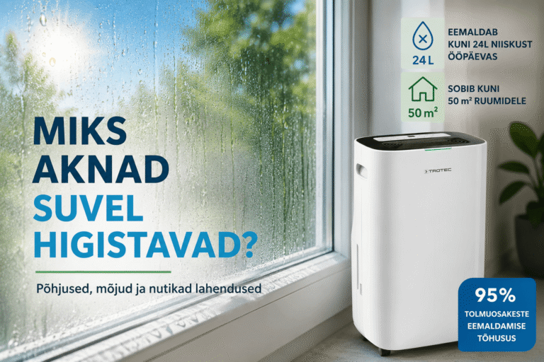 Miks aknad suvel higistavad