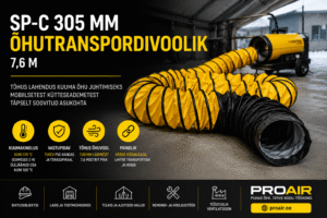 SP-C õhutranspordivoolik 305 mm