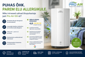 õhupuhastaja just Pro Air OÜ-st
