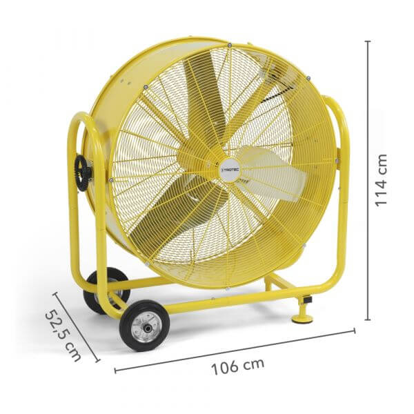 Trummel ventilaator TTW 25000S 21 000/27 600 m3/h - Pilt 2