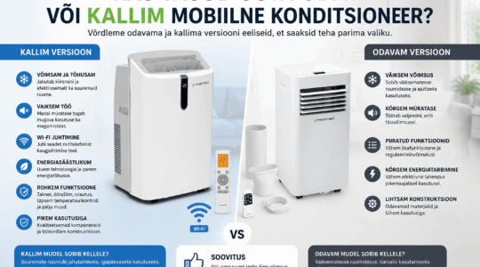 Kas tasub osta odav või kallim mobiilne konditsioneer?