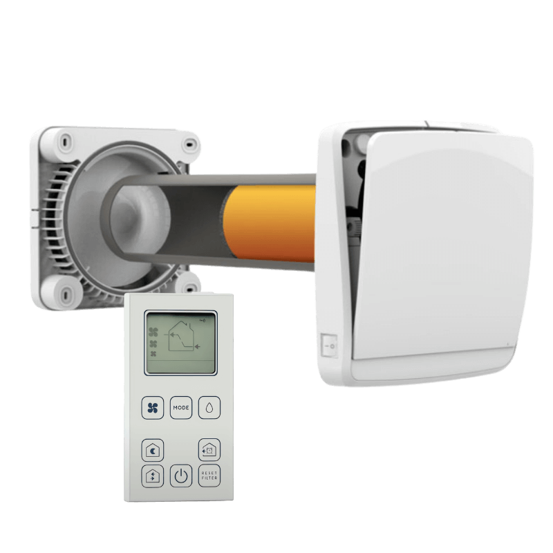GHOST 160 BASE / ACTIVE / WIRELESS / APP 60m³/h – vaikne soojustagastusega rekuperaator