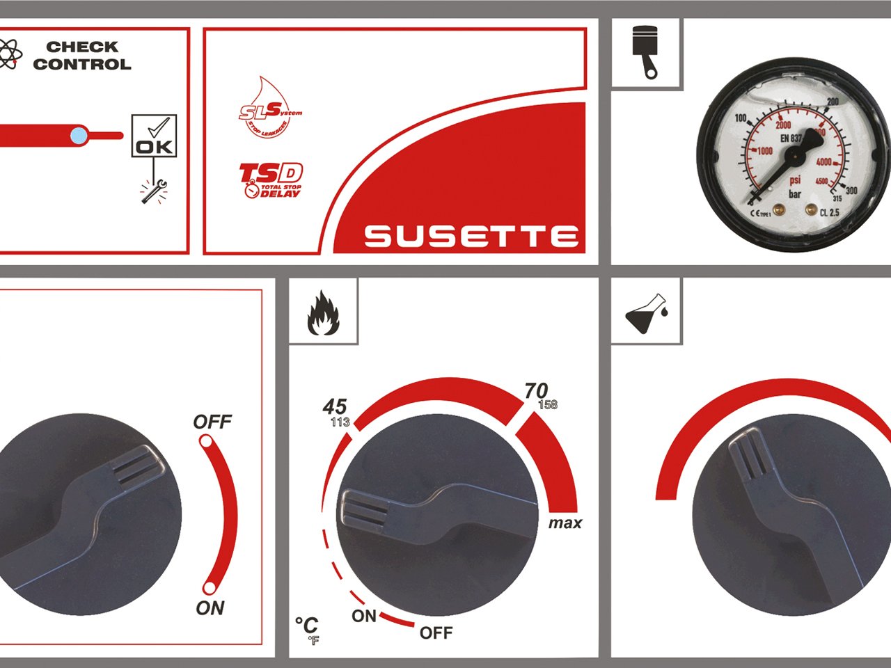Biemmedue Arcomat Susette 110/13 professionaalne kuuma vee survepesur
