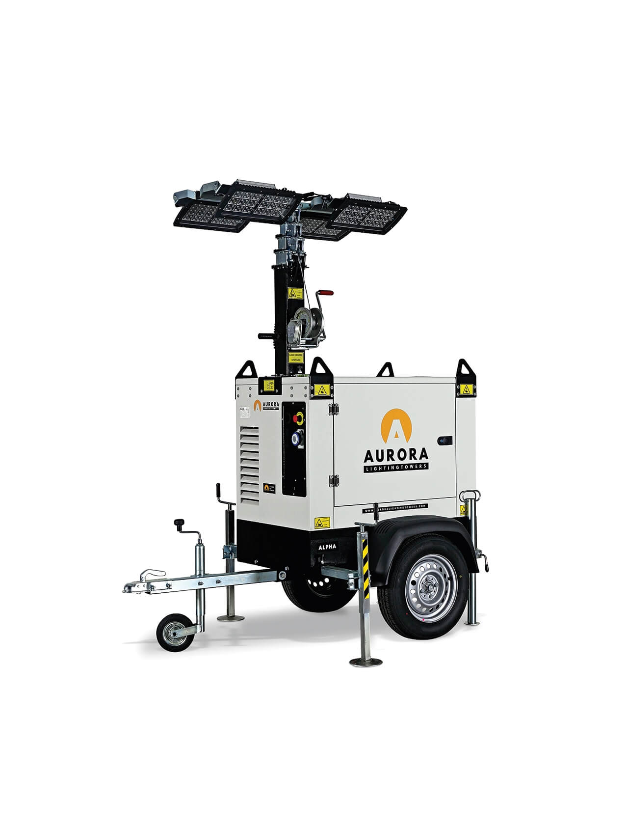 Mobiilne valgustorn Aurora Alpha kuni 5000m2 pinnale