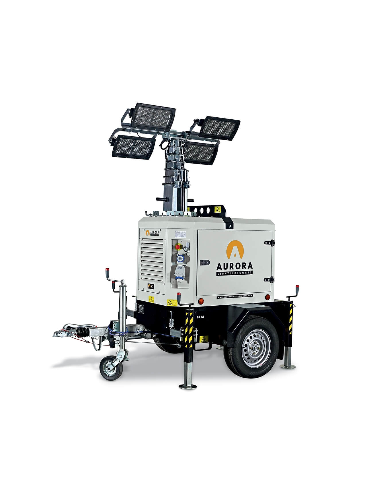 Mobiilne valgustorn Aurora Beta kuni 5000m2 pinnale