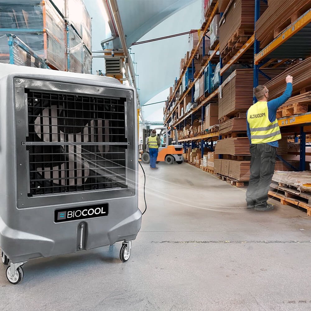 Biocool Wind Force 7 – kaubanduslik mobiilne õhujahuti 22000m3/h - Pilt 2