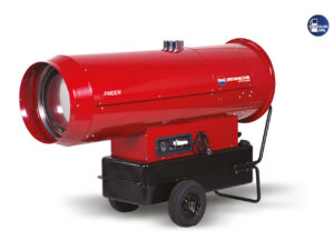 Biemmedue Arcotherm Phoen 110 indirect combustion portable heaters with two stages burner
