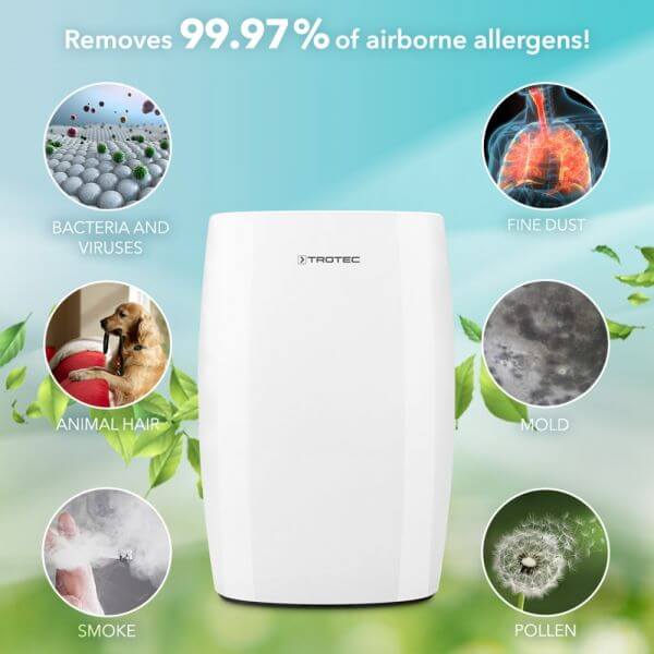 Disain õhupuhasti/ionisaator Trotec AirgoClean® 150 E - Pilt 3