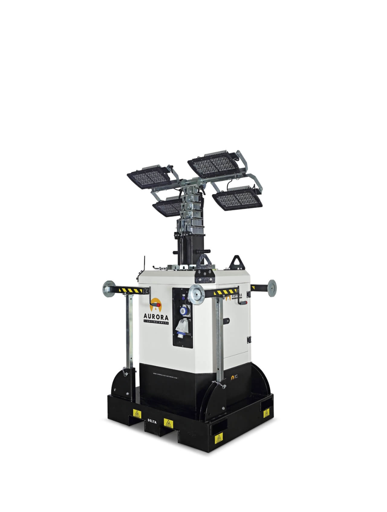 Mobiilne valgustorn Aurora Delta kuni 5000m2 pinnale