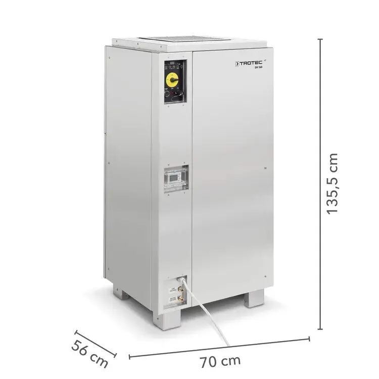 Tööstuslik õhukuivati DH 310 BX ES roostevabast terasest 500l/24h 4600m3/h - Pilt 2
