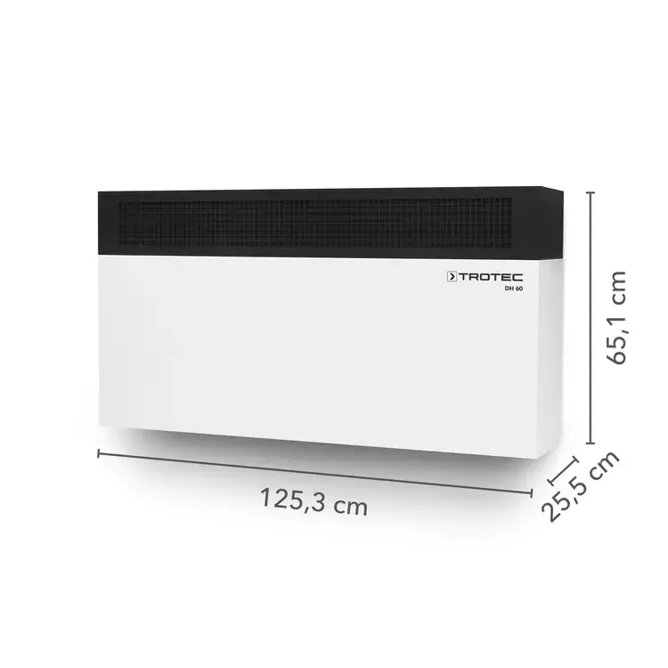 Tööstuslik õhukuivati Trotec DH 60 90l/24h 1280m3/h - Pilt 2