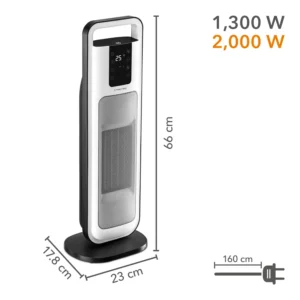 Keraamiline küttekeha TFC 21 E kuni 24m2 1300/2000w