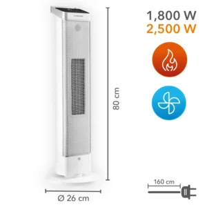 Keraamiline küttekeha TFC 25 E 30m2 1800/2200w
