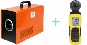 Itec KJS-6 osoonigeneraator (osonaator) + Trotec OZ-ONE osooni mõõtja