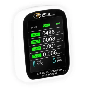 CO2, Temp, RH%,Peenosakeste mõõteseade PCE-RCM 02