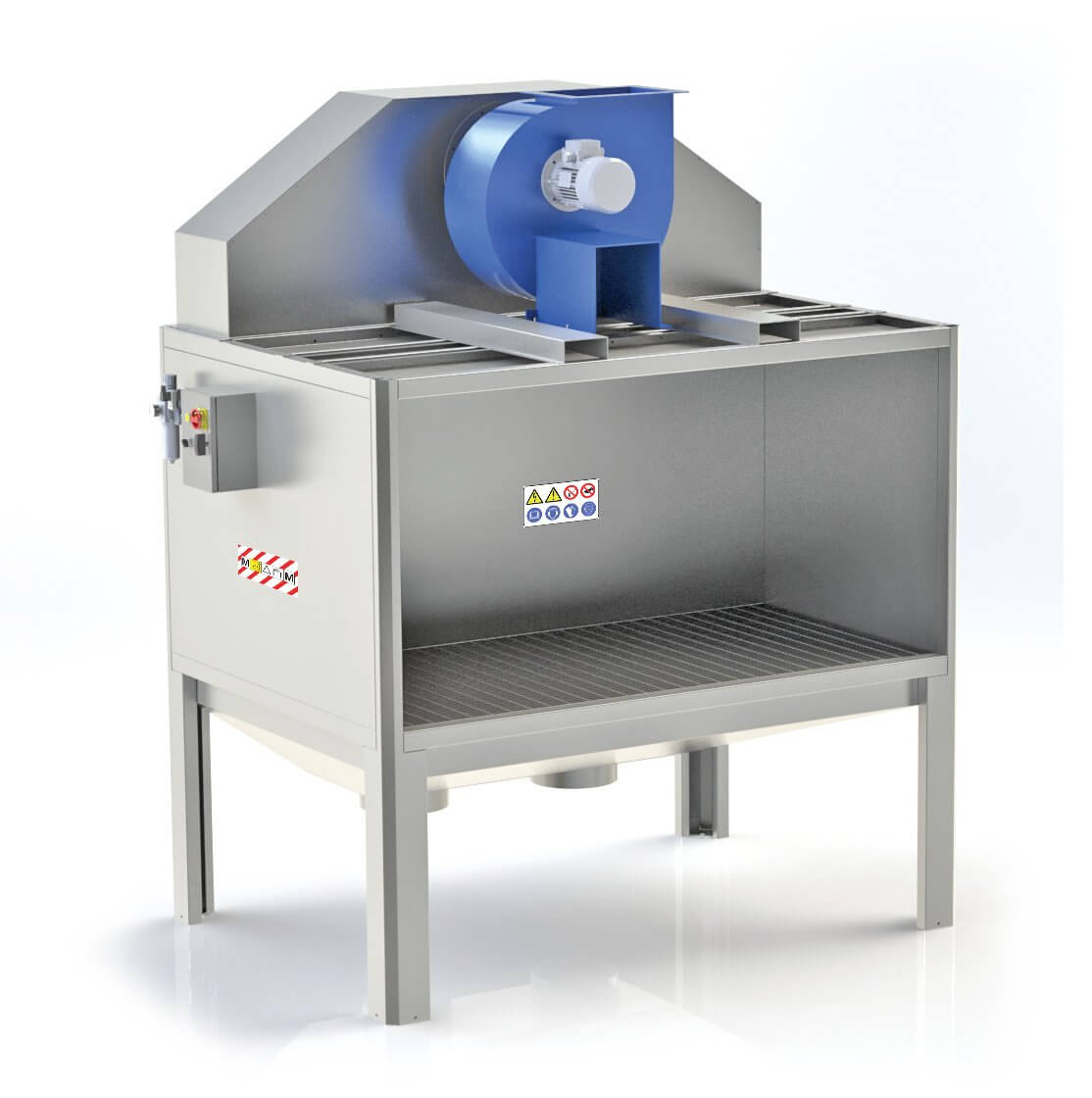 PVB 5,000–10,000 m³/h Exhaust Hood – Dust Extraction for Industrial Grinding and Welding Operations