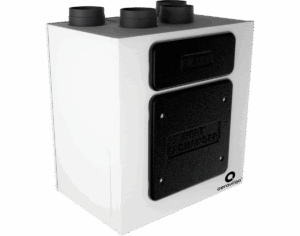 AERAULIQA QR400A HEAT RECOVERY VENTILATION UNIT, up to 363 m³/h, filter