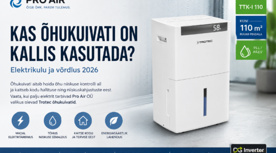Kas õhukuivati on kallis kasutada? Tegelik elektrikulu 2026