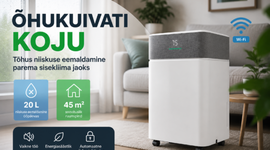 Õhukuivati koju – kuidas valida õige seade 2026. aastal?