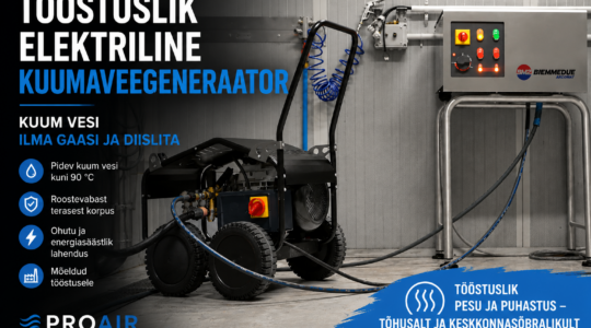 Industrial electric water heater – hot water without gas or diesel