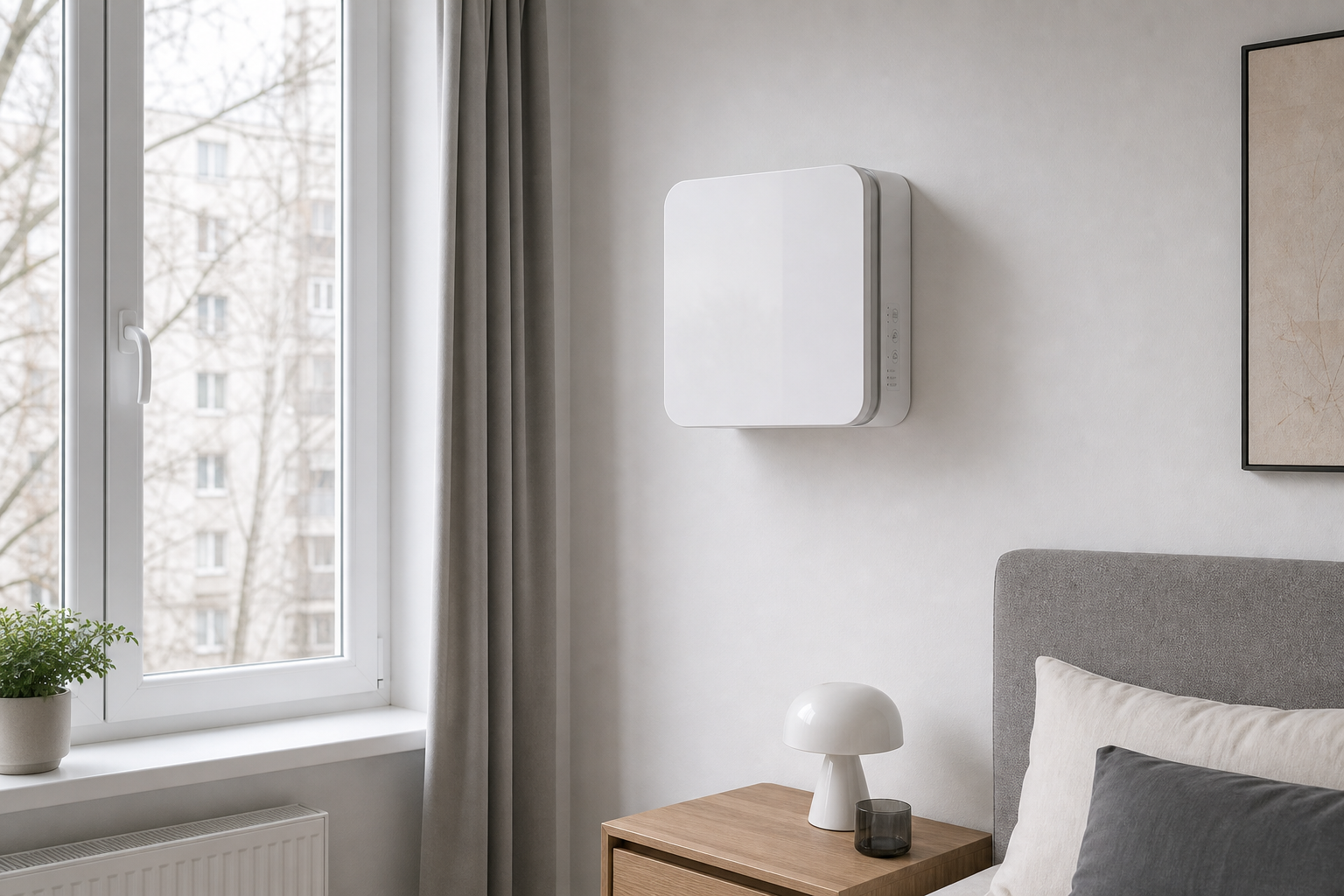 Lokaalne ventilatsiooniseade seinal
