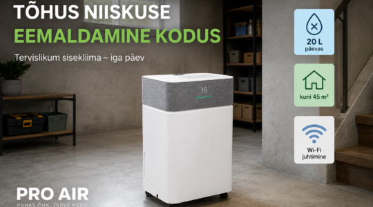 Õhukuivati keldrisse – milline valida ja kuidas saada niiskus kontrolli alla?