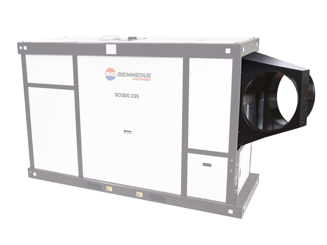 Biemmedue Arcotherm Scudo 235T base framed indirect combustion space heaters with centrifugal fan - Image 10
