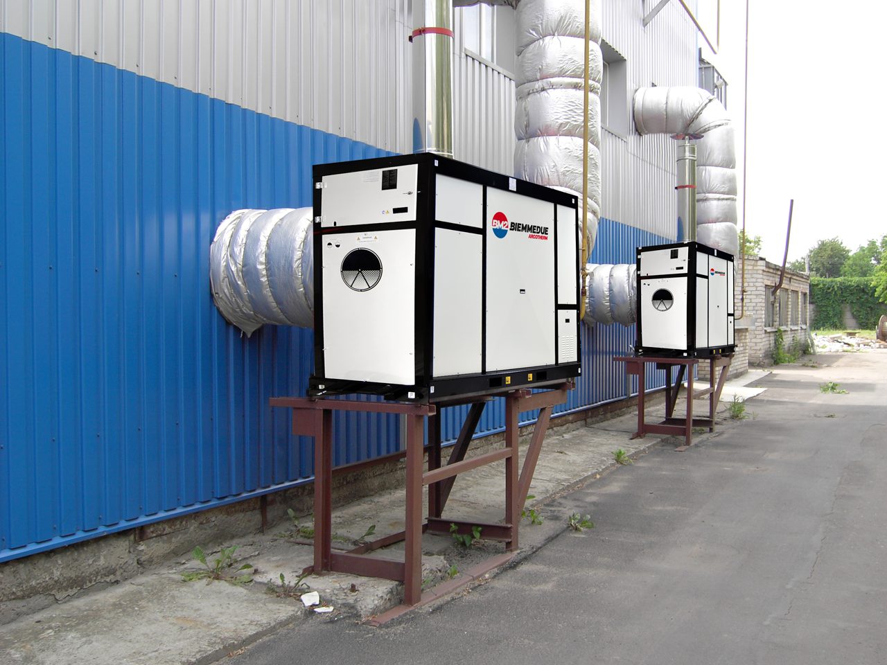 Biemmedue Arcotherm Scudo 235T base framed indirect combustion space heaters with centrifugal fan - Image 12