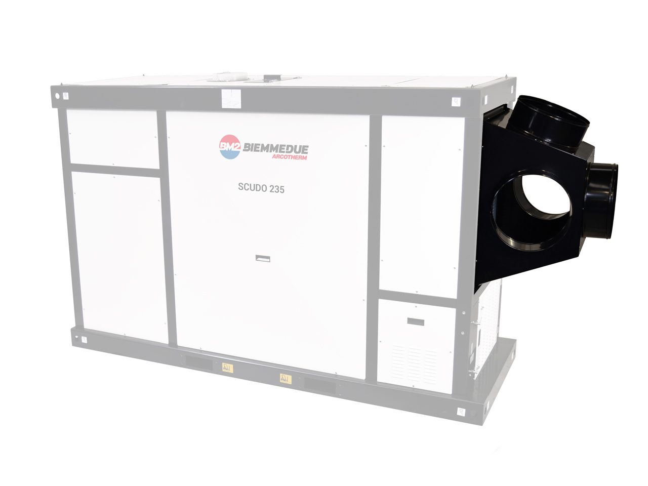 Biemmedue Arcotherm Scudo 235T base framed indirect combustion space heaters with centrifugal fan - Image 11