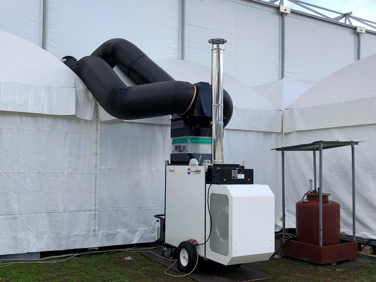 Biemmedue Arcotherm Titan 235T indirect combustion heavy duty mobile space heaters with centrifugal fan - Image 12