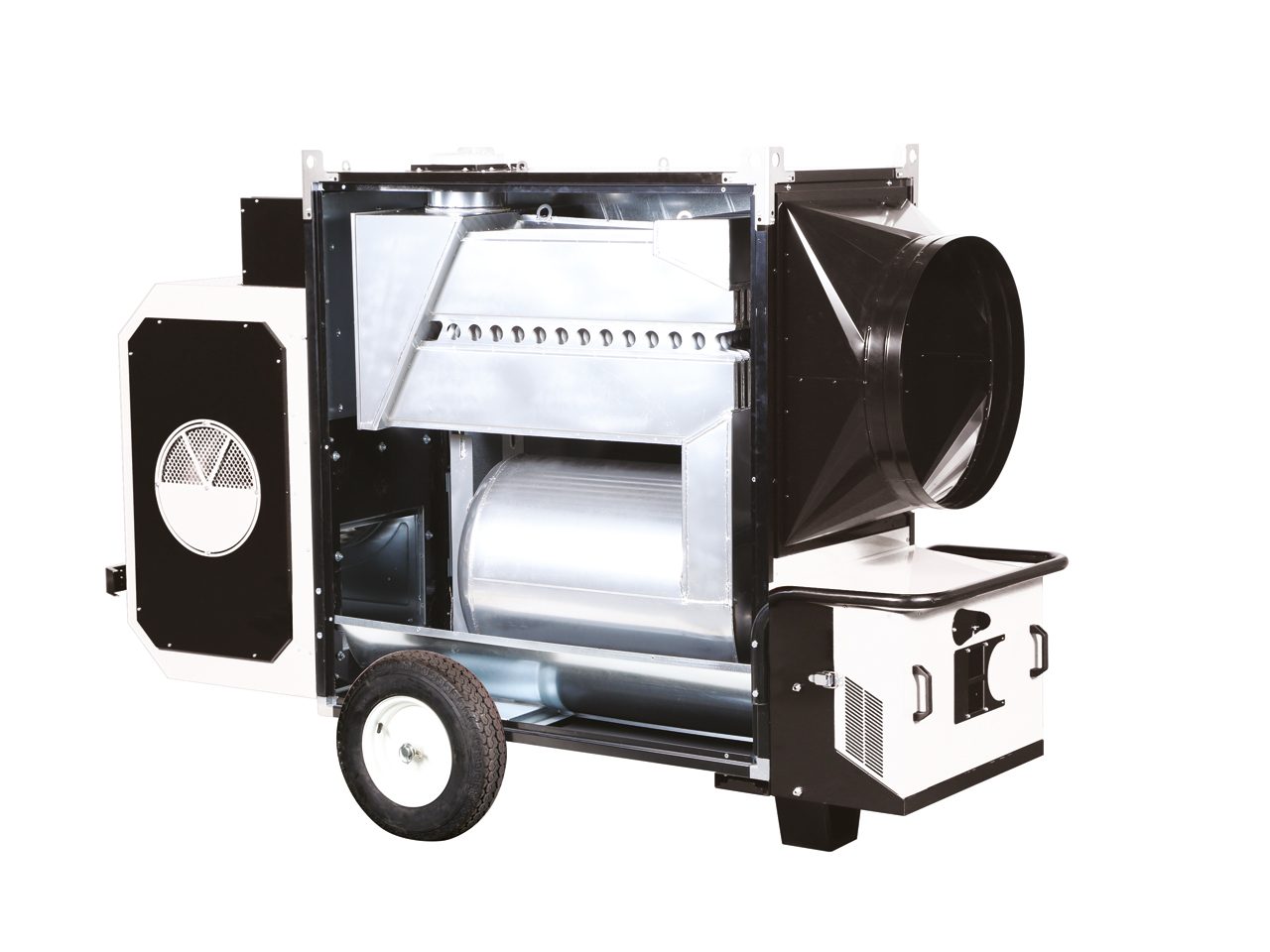 Biemmedue Arcotherm Titan 235T indirect combustion heavy duty mobile space heaters with centrifugal fan - Image 6
