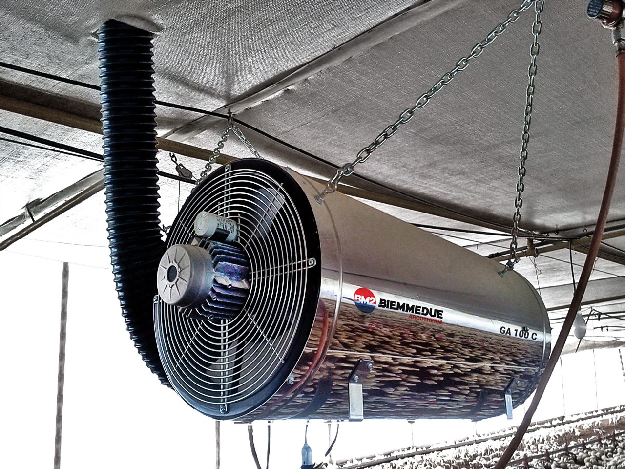 Biemmedue Arcotherm GA 100 C suspended lpg direct fired space heaters - Image 2